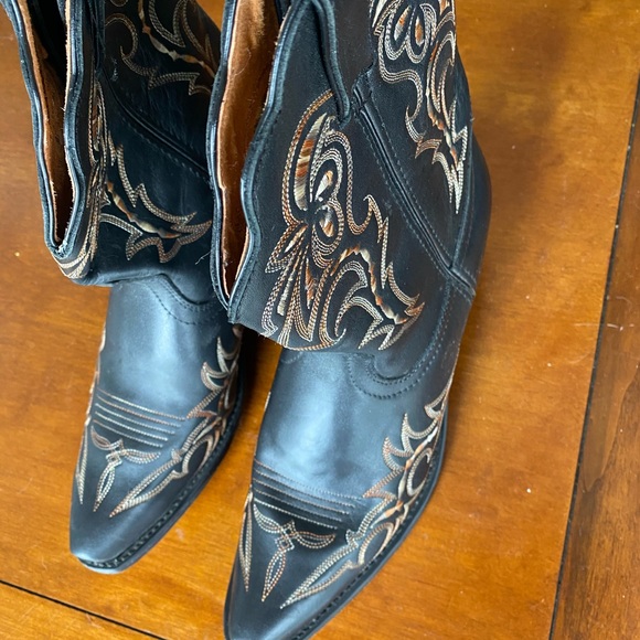 Authentic genuine leather cowgirl boots - Picture 4 of 12